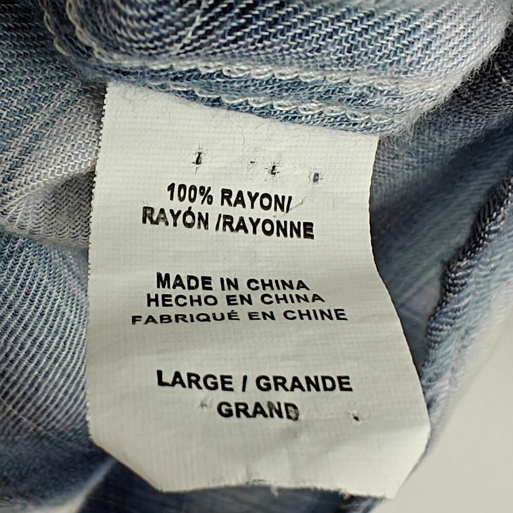 Rails Flannel Shadow Plaid Button Front Shirt Siz… - image 8